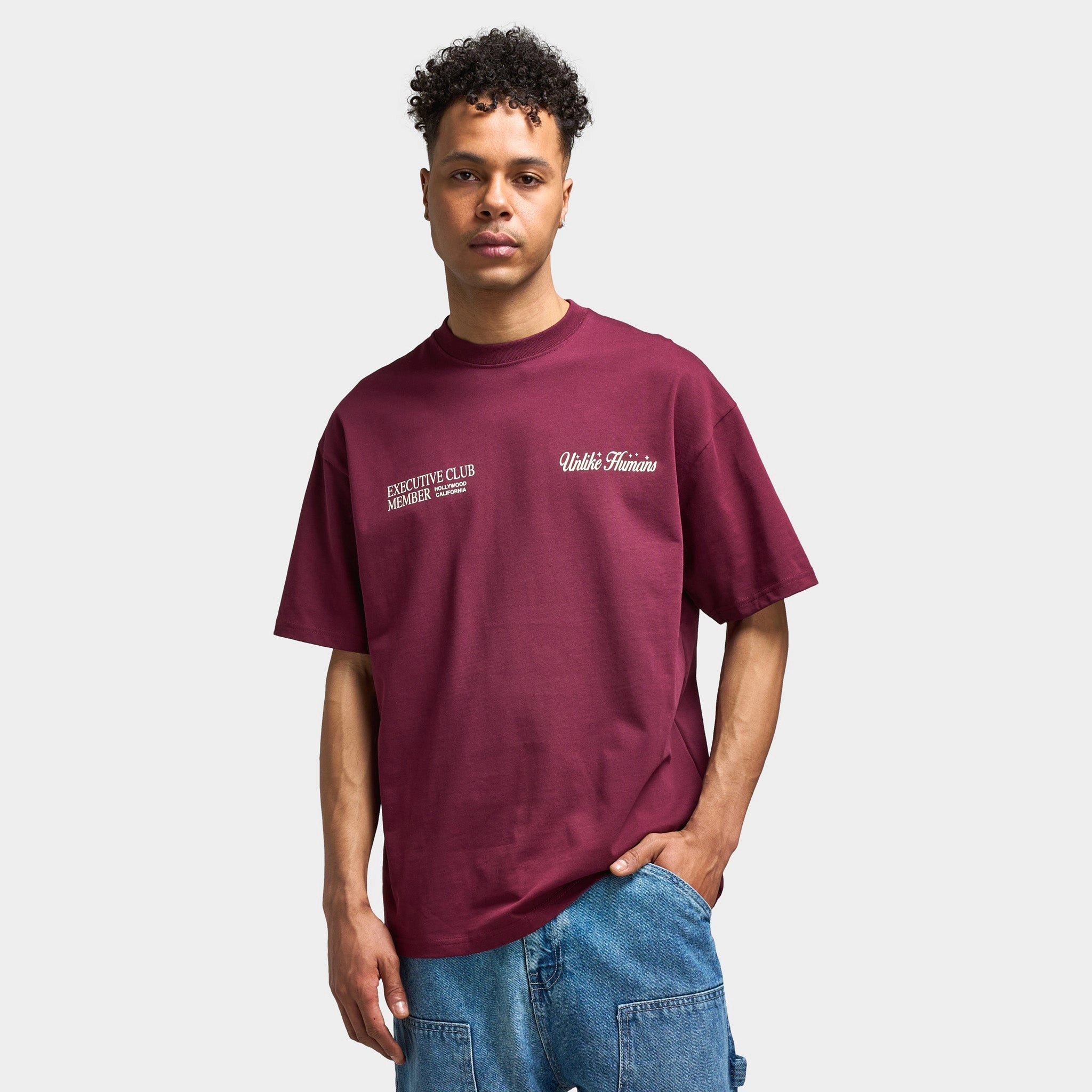 Unlike Humans Fremont Graphic T-shirt / Windsor Wine