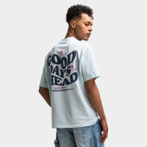 Unlike Humans Good Days Graphic T-Shirt / Delicate Blue