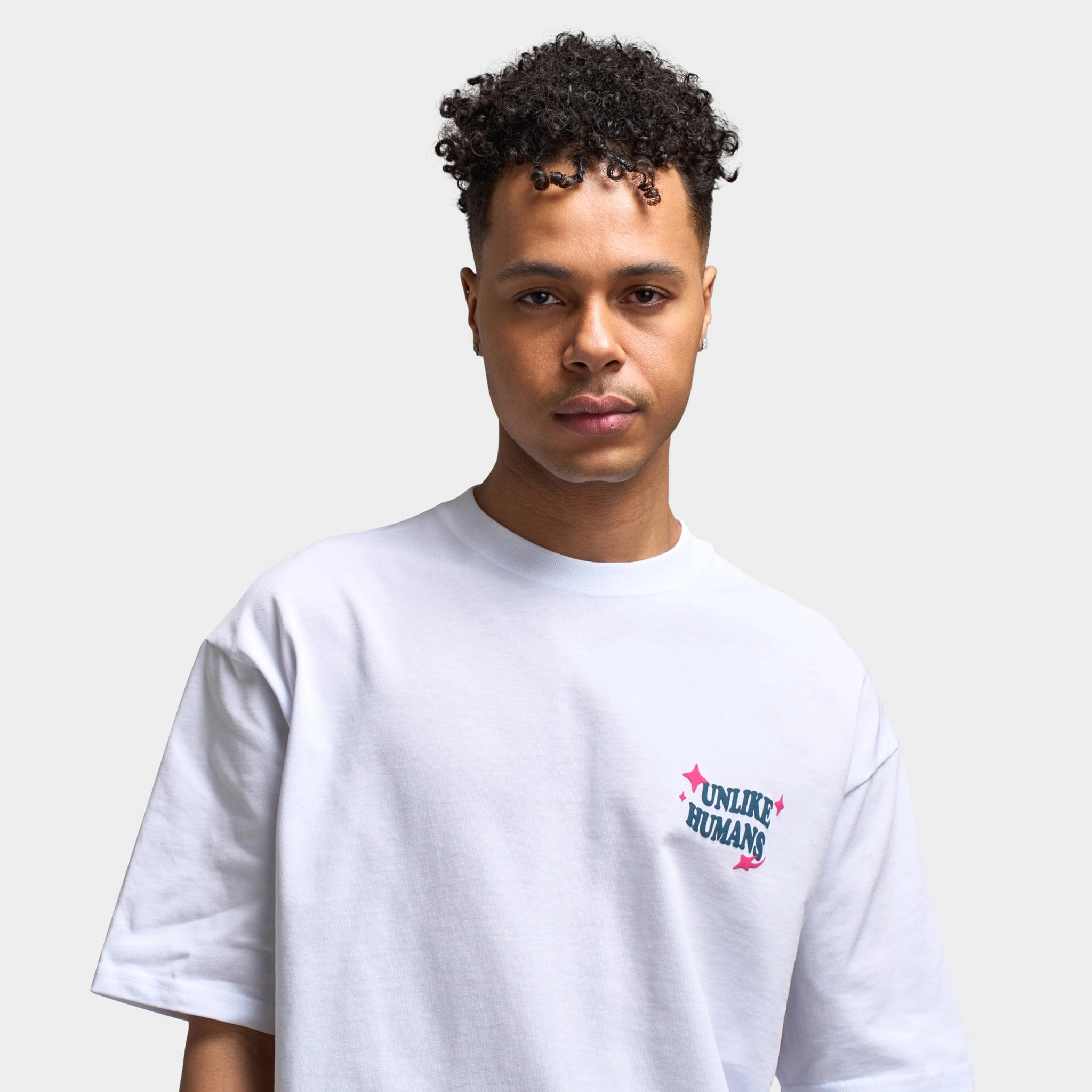 Unlike Humans Good Days Graphic T-shirt / Optic White