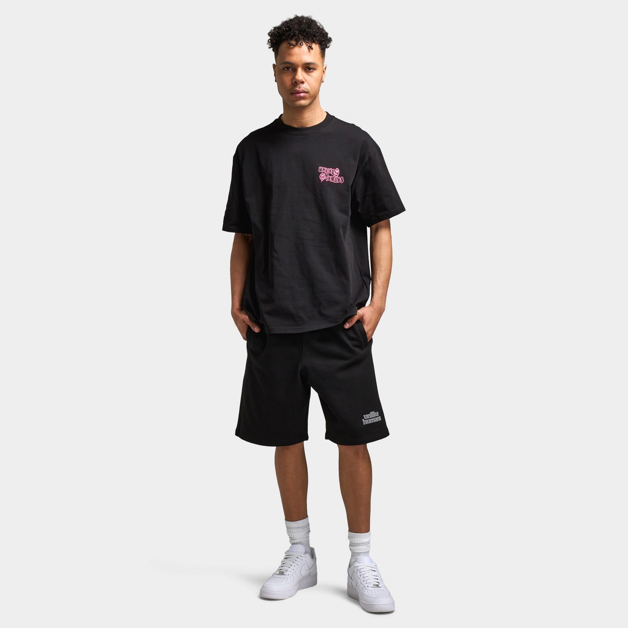 Unlike Humans Hindsight Graphic T-shirt / Black