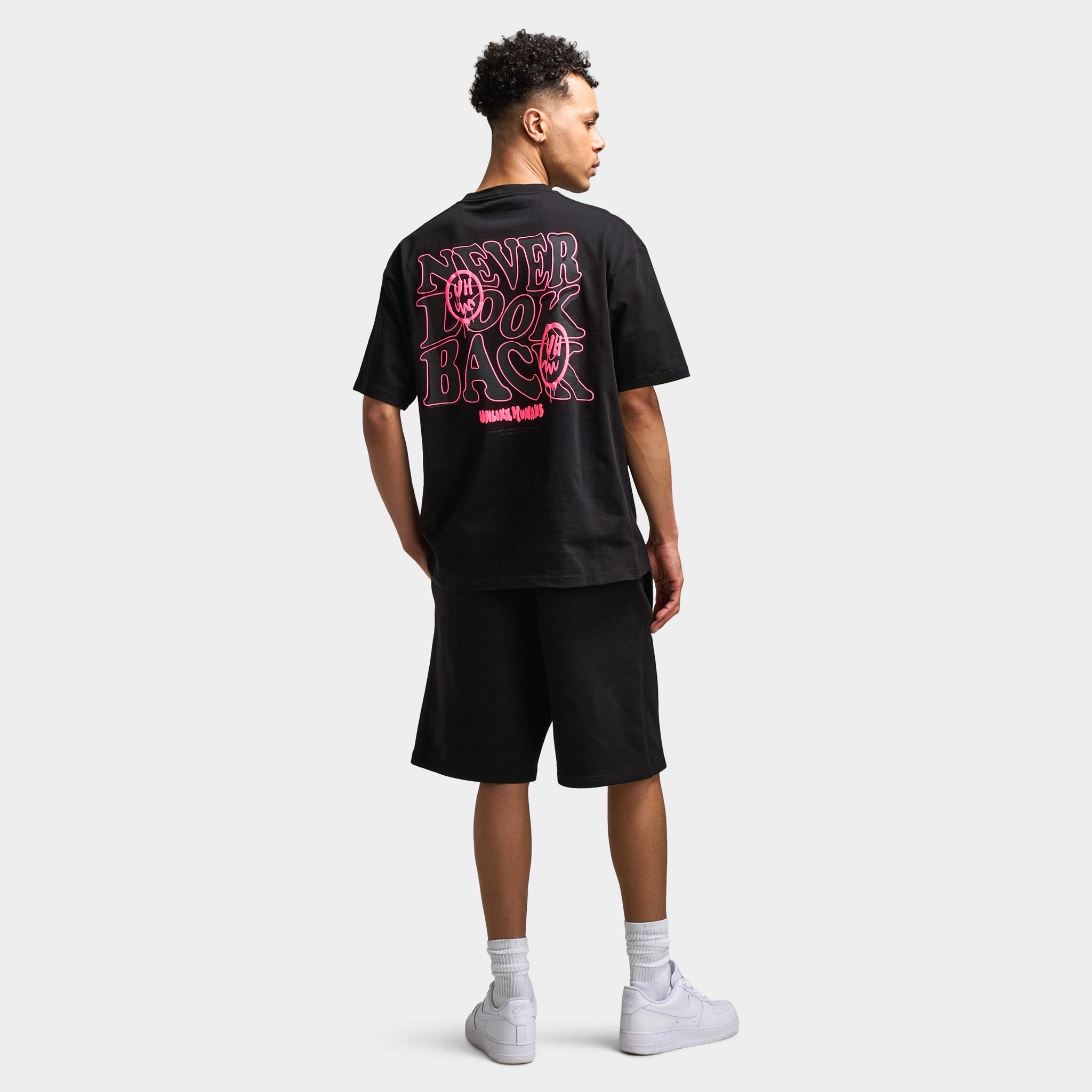 Unlike Humans Hindsight Graphic T-shirt / Black