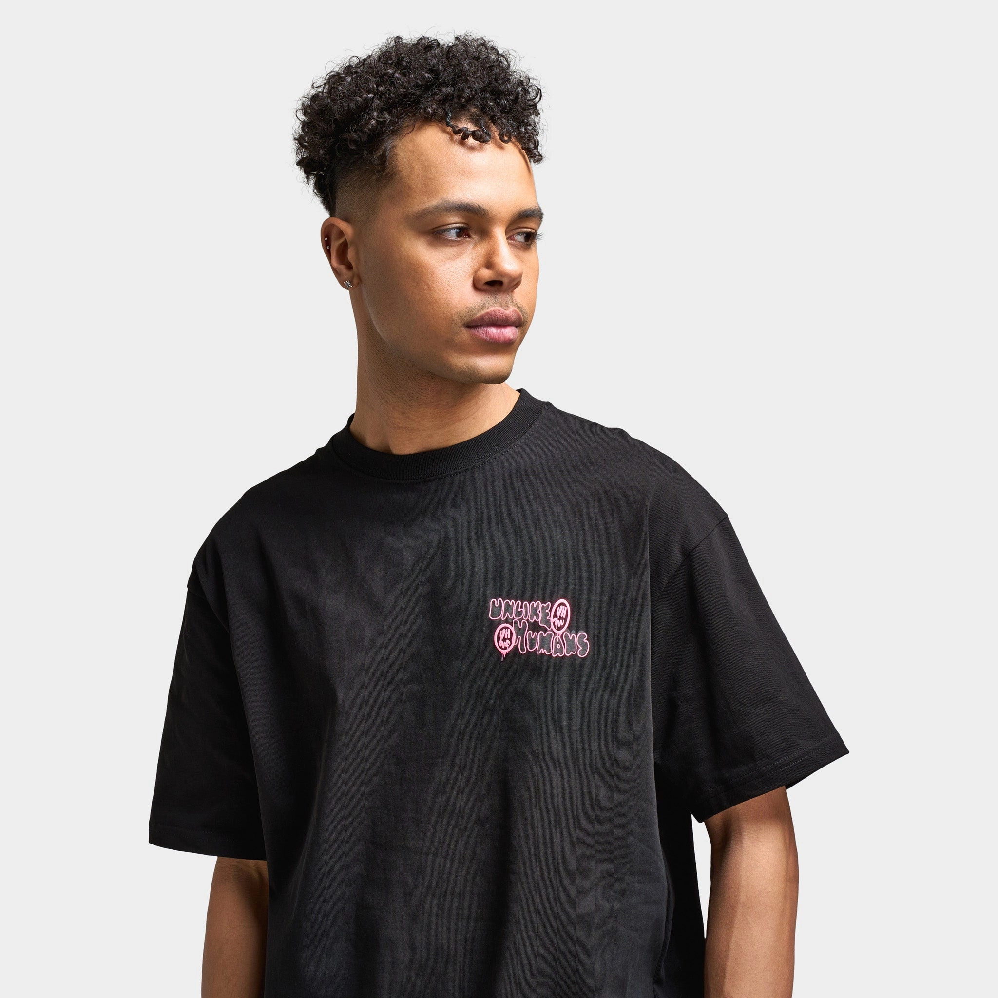 Unlike Humans Hindsight Graphic T-shirt / Black