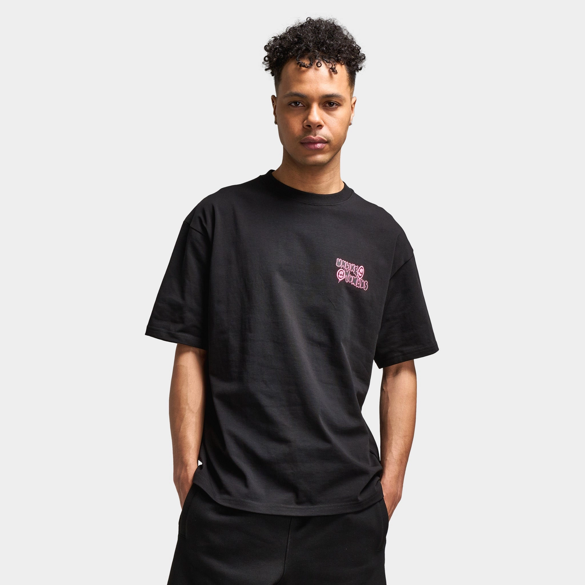 Unlike Humans Hindsight Graphic T-shirt / Black