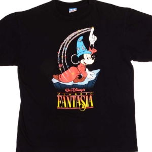 VINTAGE DISNEY FANTASIA TEE SHIRT 1990s SIZE LARGE MADE IN USA