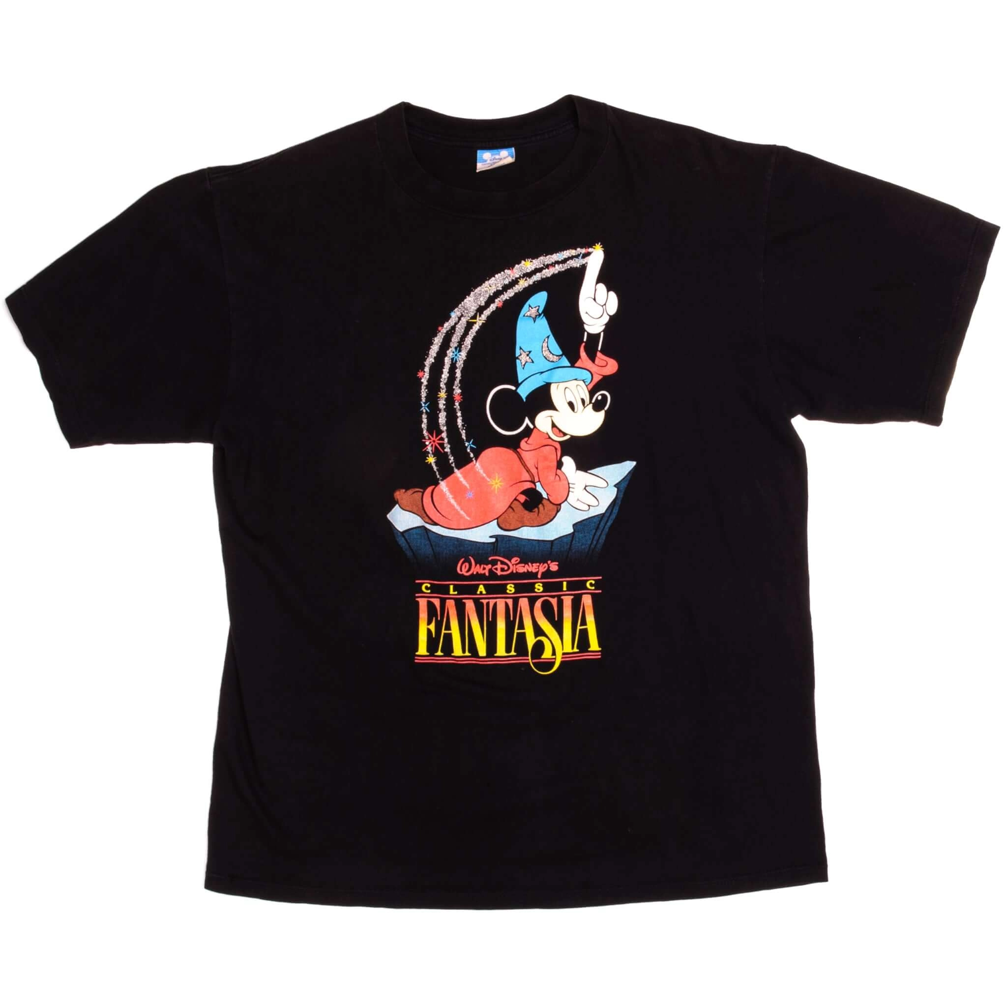 VINTAGE DISNEY FANTASIA TEE SHIRT 1990s SIZE LARGE MADE IN USA