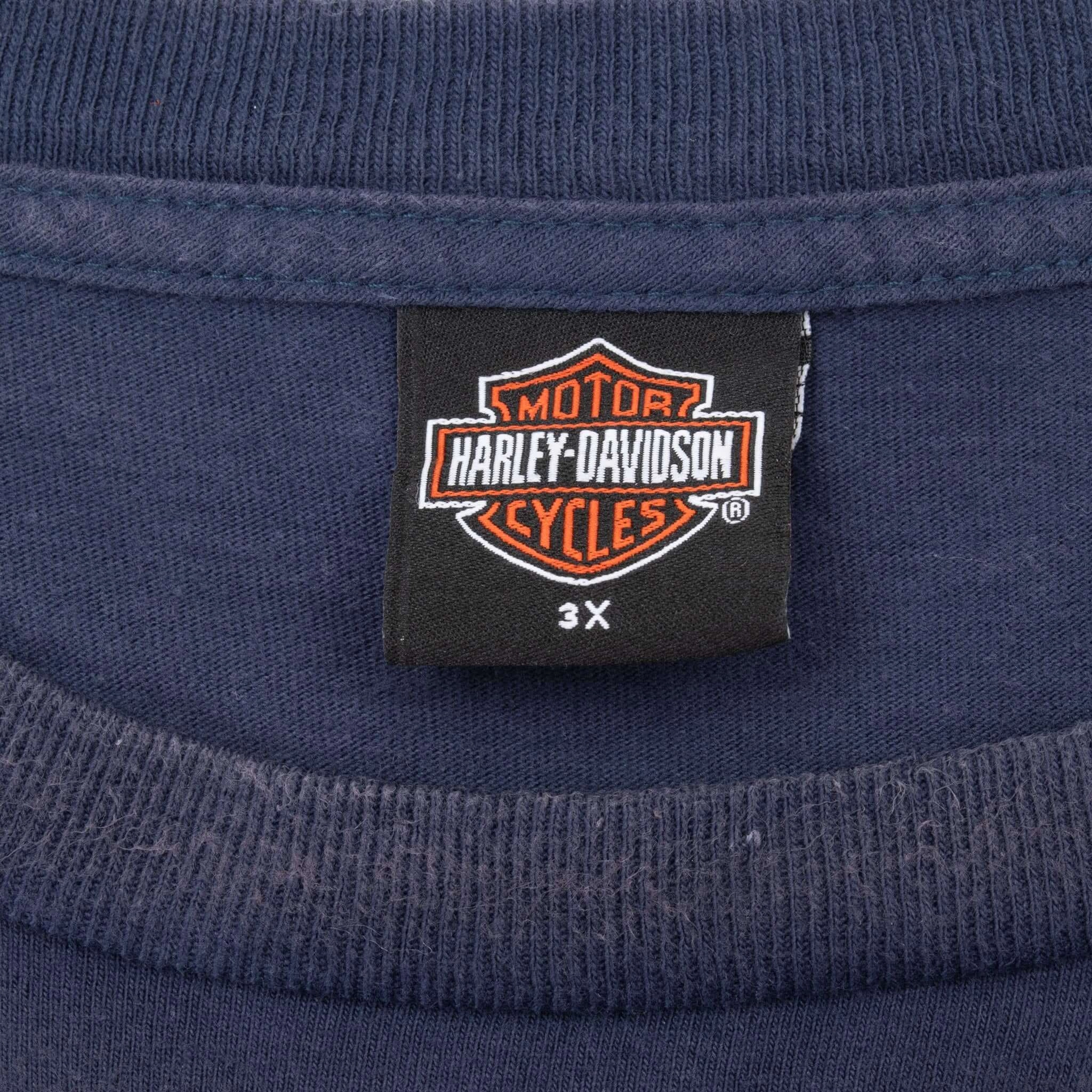 VINTAGE HARLEY DAVIDSON ALASKA EAGLE TEE SHIRT 2004 3XL MADE IN USA