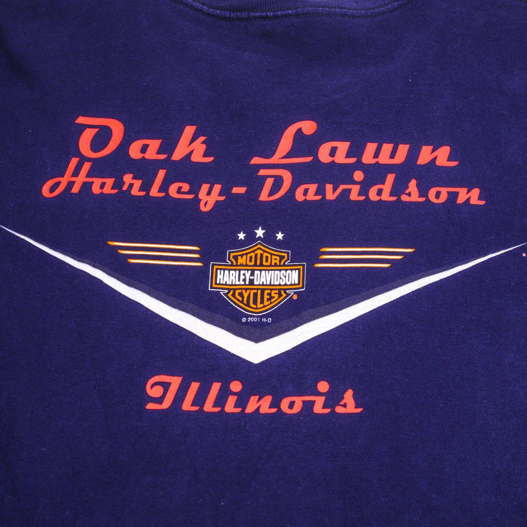 VINTAGE HARLEY DAVIDSON DRAGON 2001 TEE SHIRT SIZE XL MADE IN USA