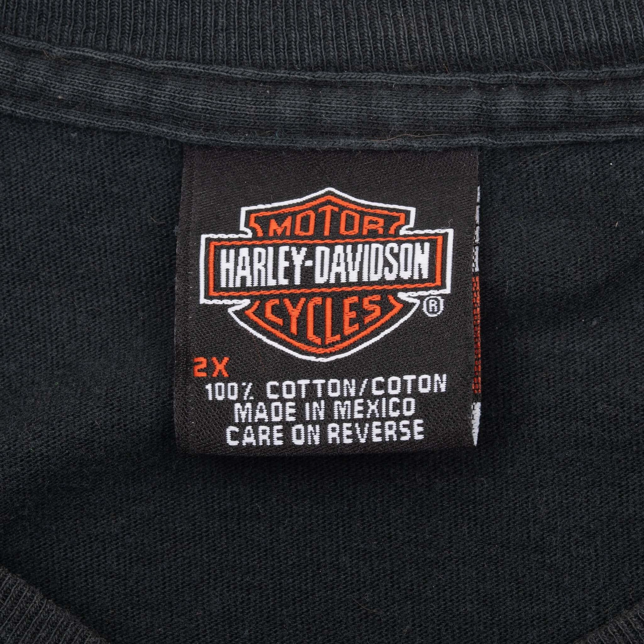 VINTAGE HARLEY DAVIDSON EAGLE VIRGINIA BEACH 2004 TEE SHIRT 2XL