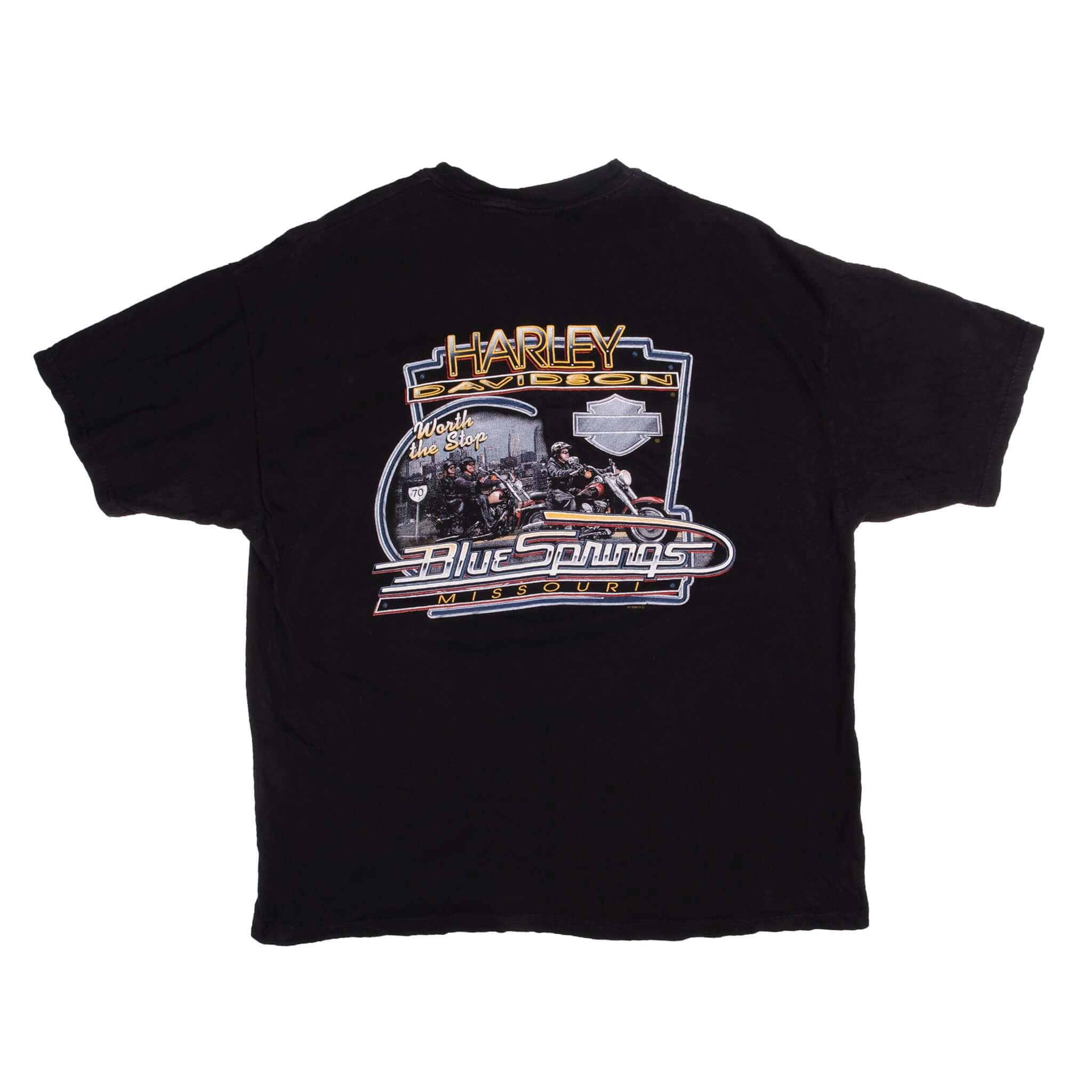 VINTAGE HARLEY DAVIDSON HELL ON WHEELS TEE SHIRT 2000 SIZE XL MADE IN USA