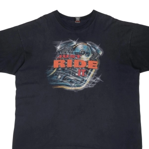 VINTAGE HARLEY DAVIDSON JUST RIDE IT TEE SHIRT 1995 3XL MADE IN USA