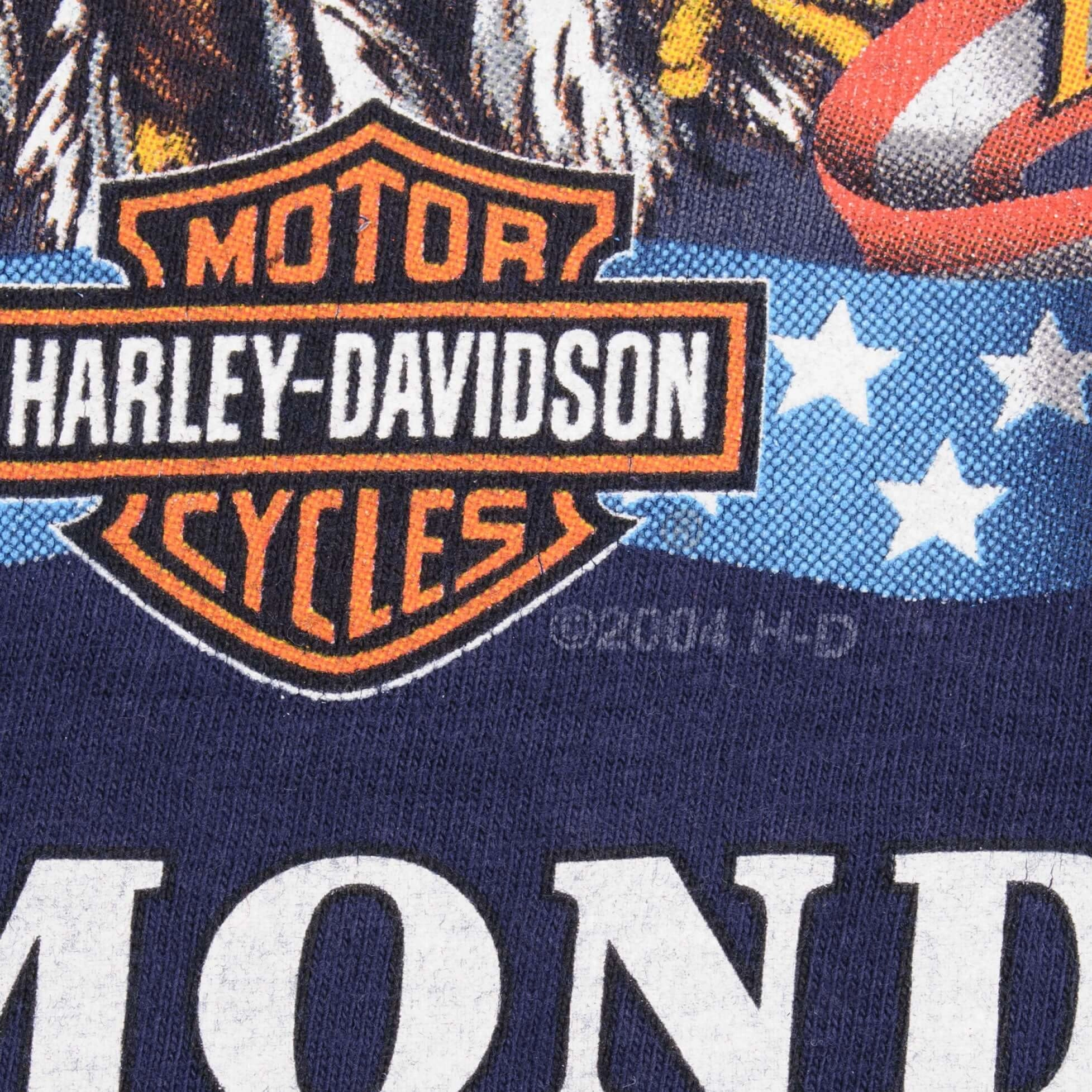 VINTAGE HARLEY DAVIDSON RICHMOND VA TEE SHIRT 2004 SIZE XL MADE IN USA