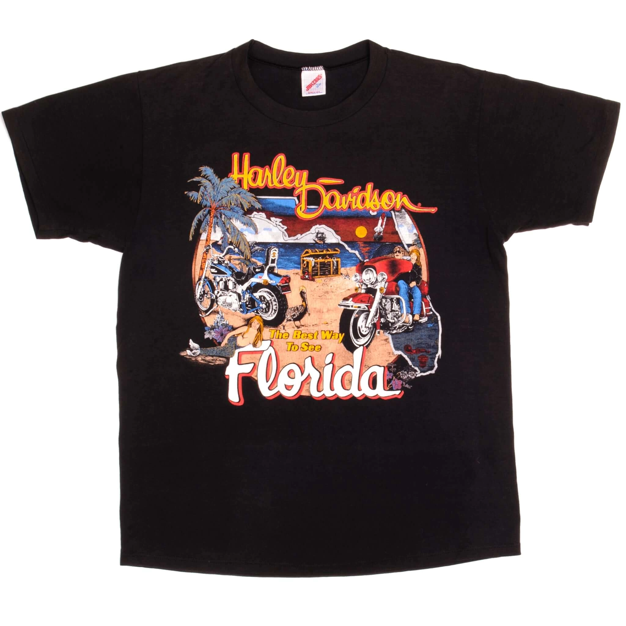VINTAGE HARLEY DAVIDSON TEE SHIRT 1983 SIZE LARGE MADE IN USA