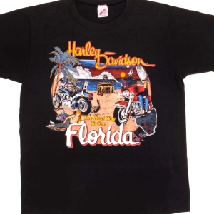 VINTAGE HARLEY DAVIDSON TEE SHIRT 1983 SIZE LARGE MADE IN USA