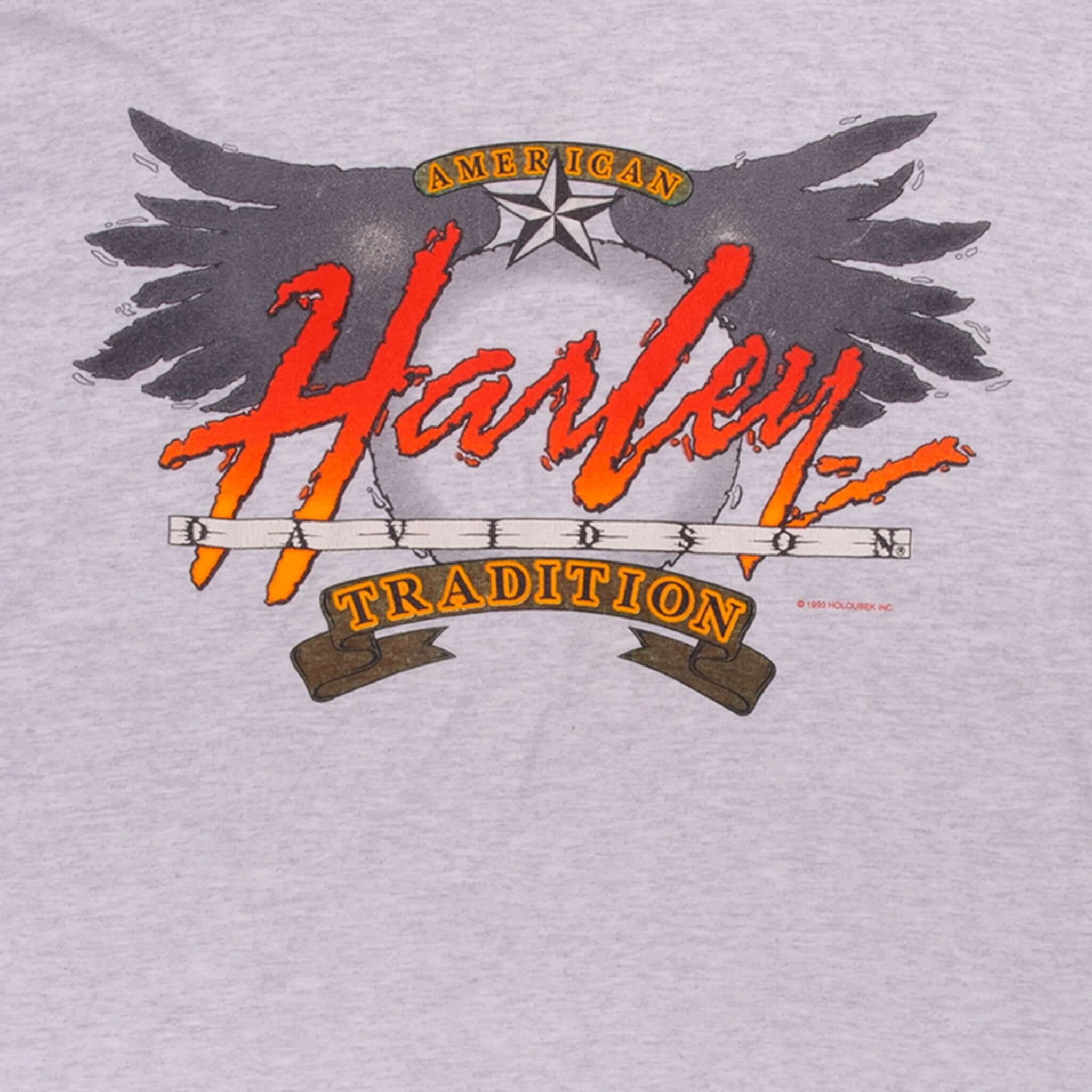 VINTAGE HARLEY DAVIDSON TEE SHIRT 1993 SIZE XL MADE IN USA