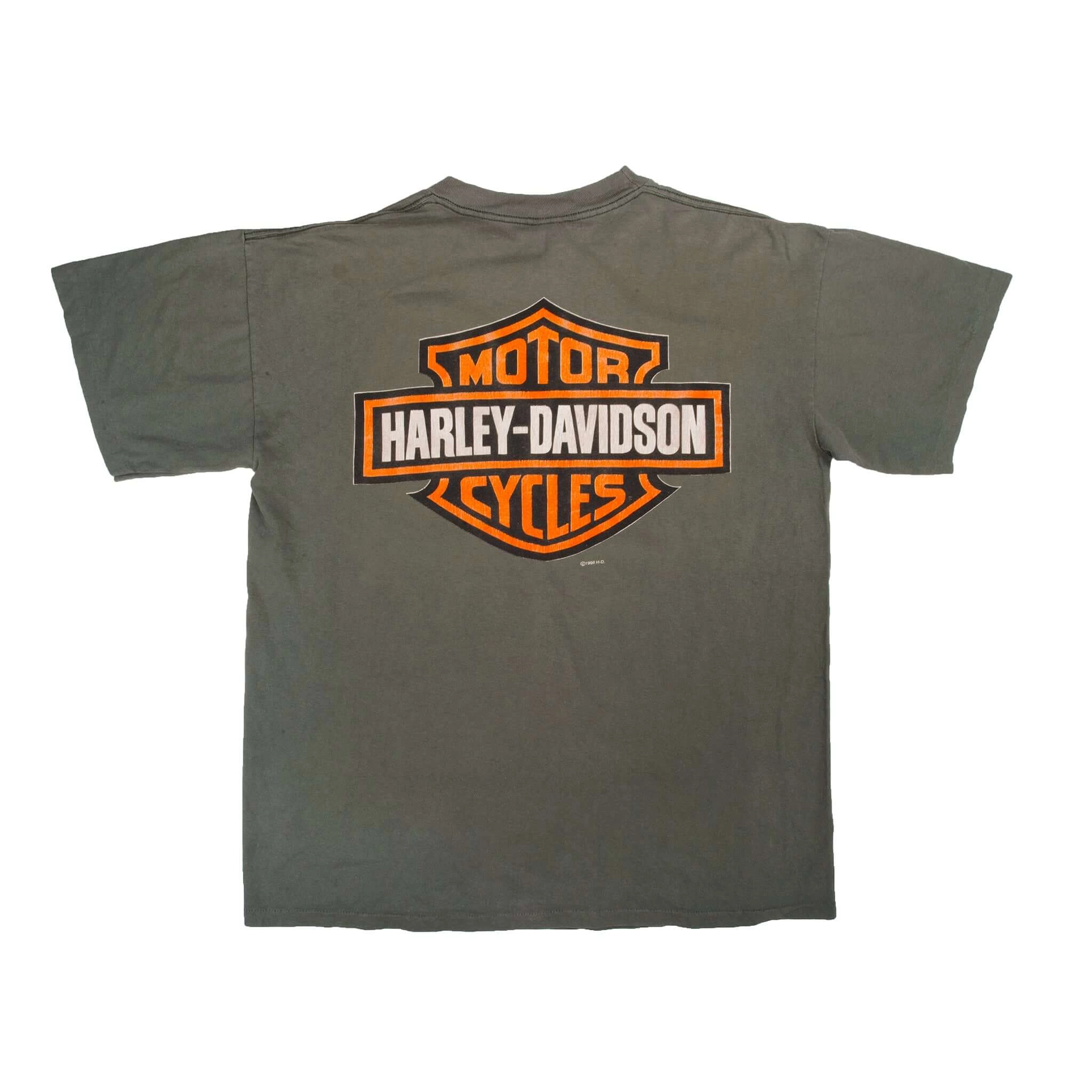 VINTAGE HARLEY DAVIDSON TEE SHIRT 1996 SIZE XL MADE IN USA
