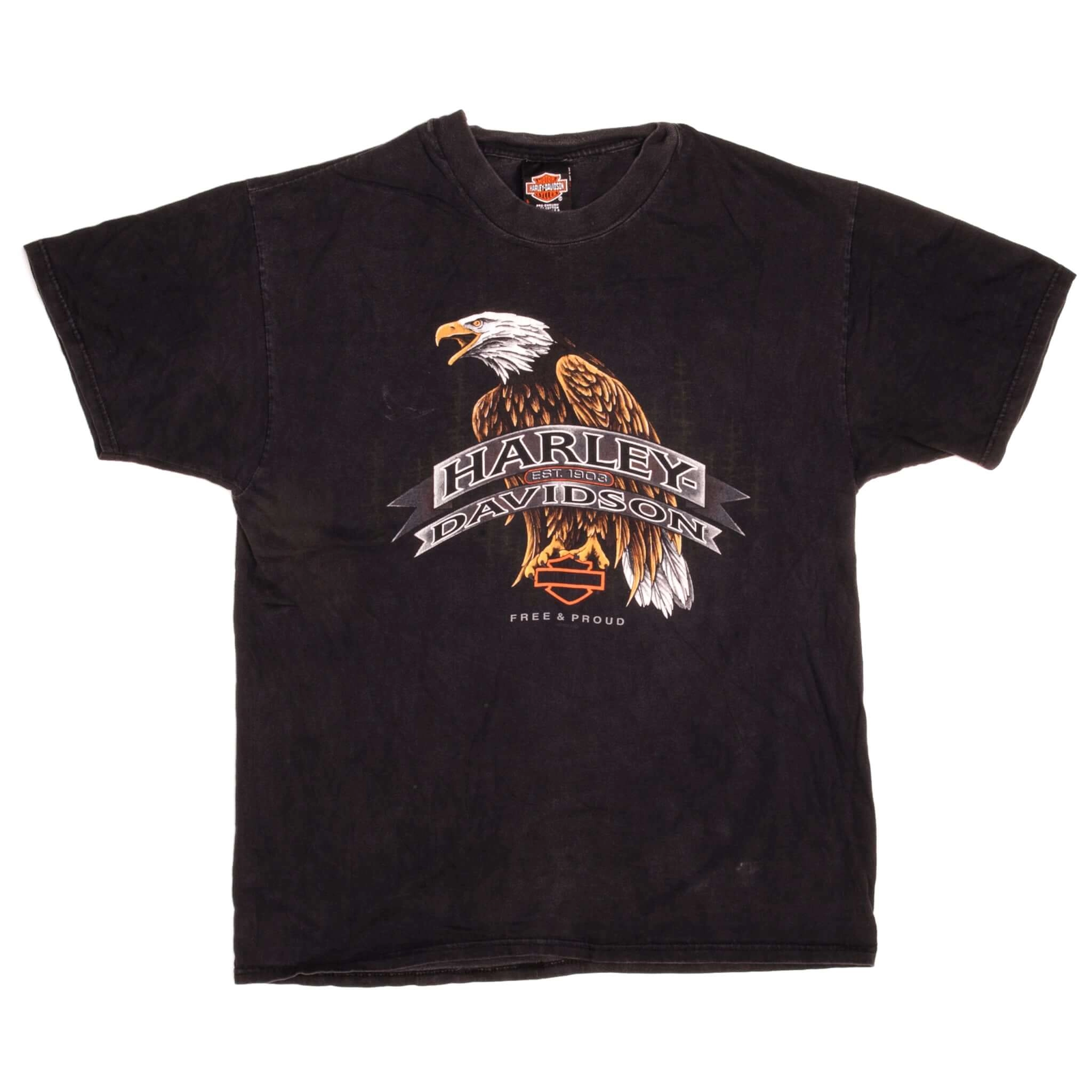 VINTAGE HARLEY DAVIDSON TEE SHIRT 1998 SIZE LARGE MADE IN USA