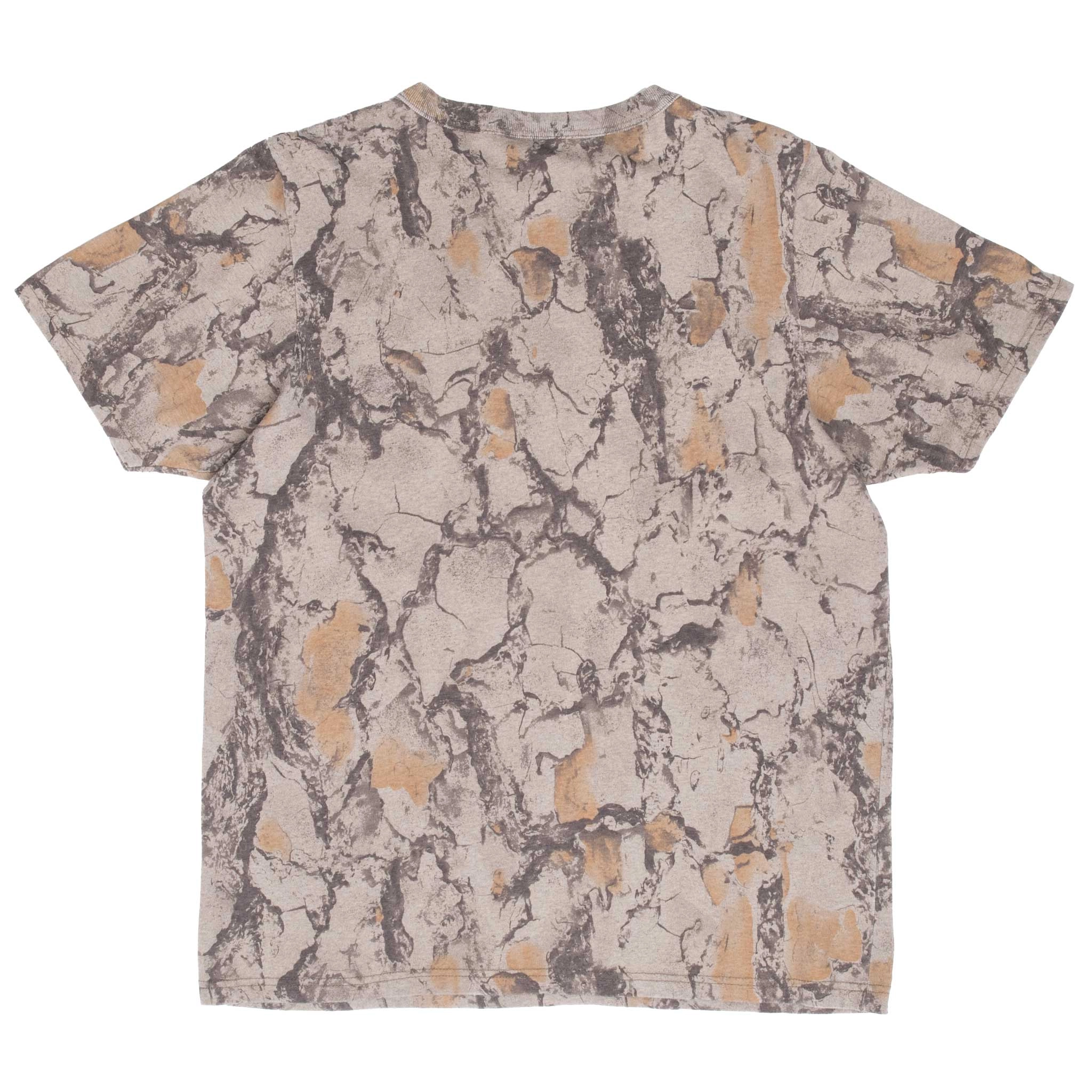 VINTAGE HUNTING NATURAL GEAR CAMO POCKET TEE SHIRT 2000S MEDIUM