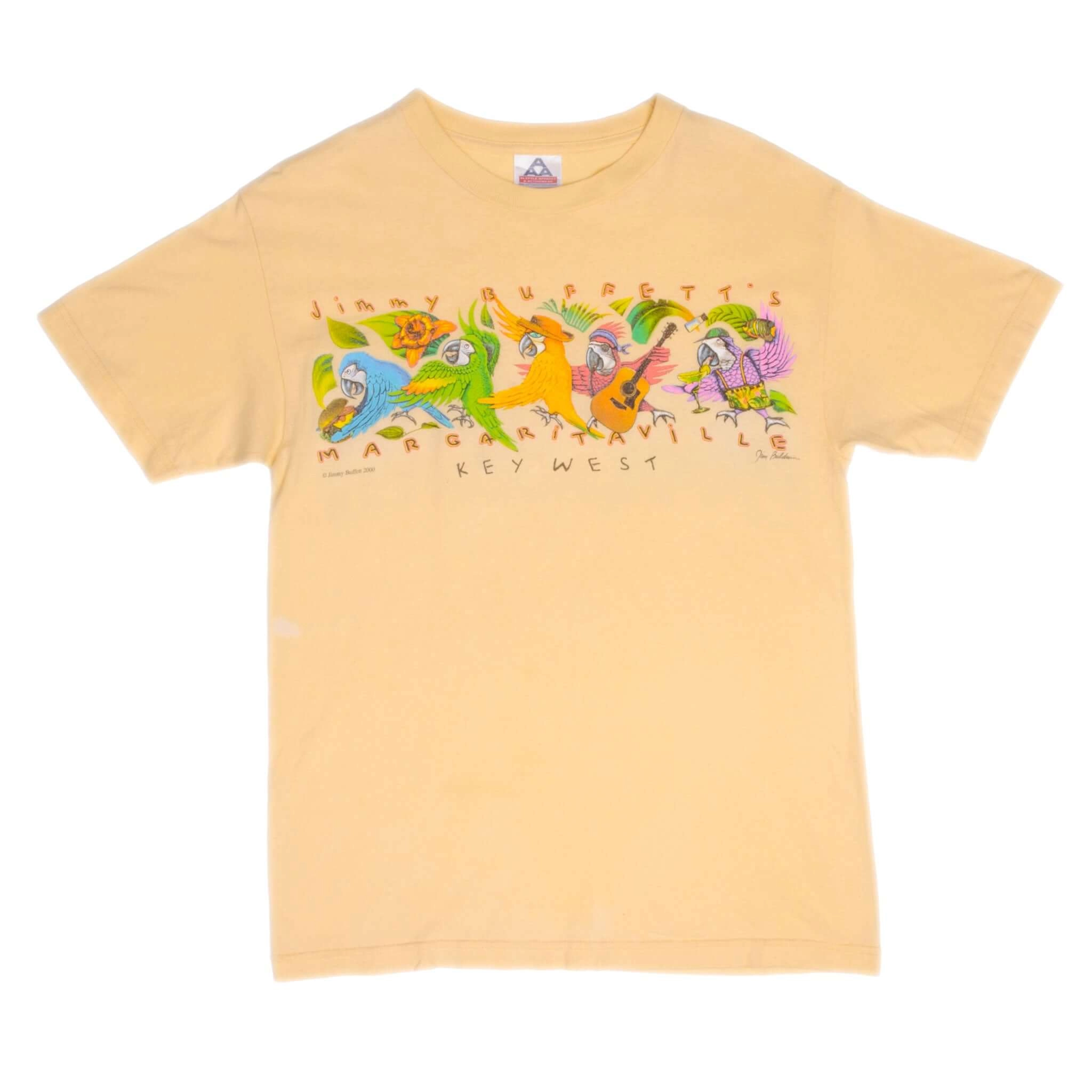 VINTAGE JIMMY BUFFETT MARGARITAVILLE 2000 TEE SHIRT SIZE MEDIUM