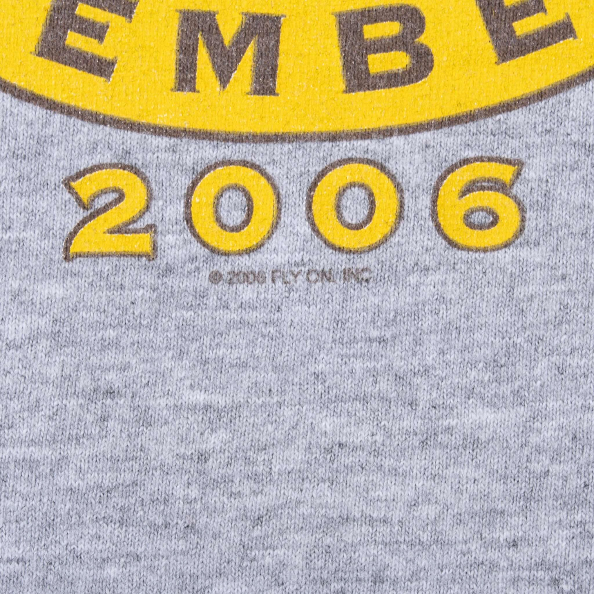 VINTAGE LYNYRD SKYNYRD GOLD TICKET MEMBER 2006 RAGLAN TEE SHIRT 2XL