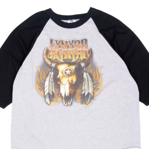 VINTAGE LYNYRD SKYNYRD GOLD TICKET MEMBER 2006 RAGLAN TEE SHIRT 2XL