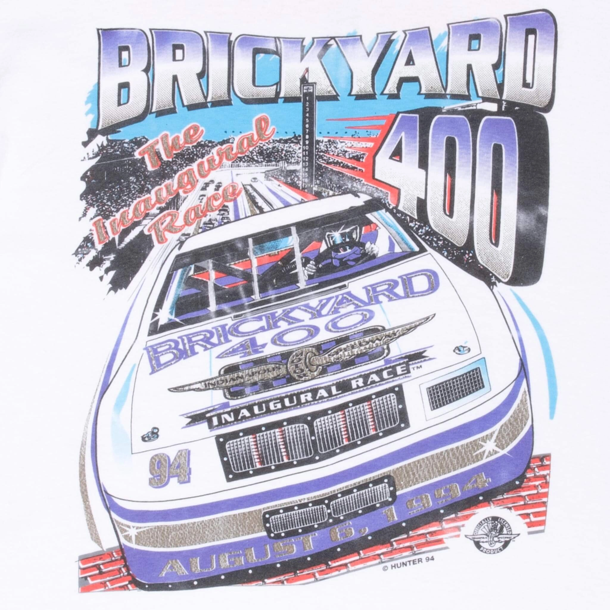 VINTAGE NASCAR INDIANAPOLIS BRICKYARD 400 1994 TEE SHIRT XL MADE IN USA
