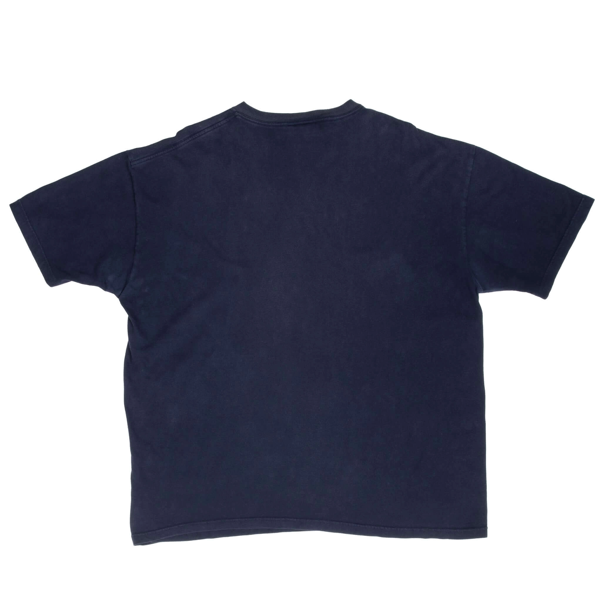 VINTAGE NAUTICA COMPETITION BLUE TEE SHIRT 1990S XL MADE IN USA