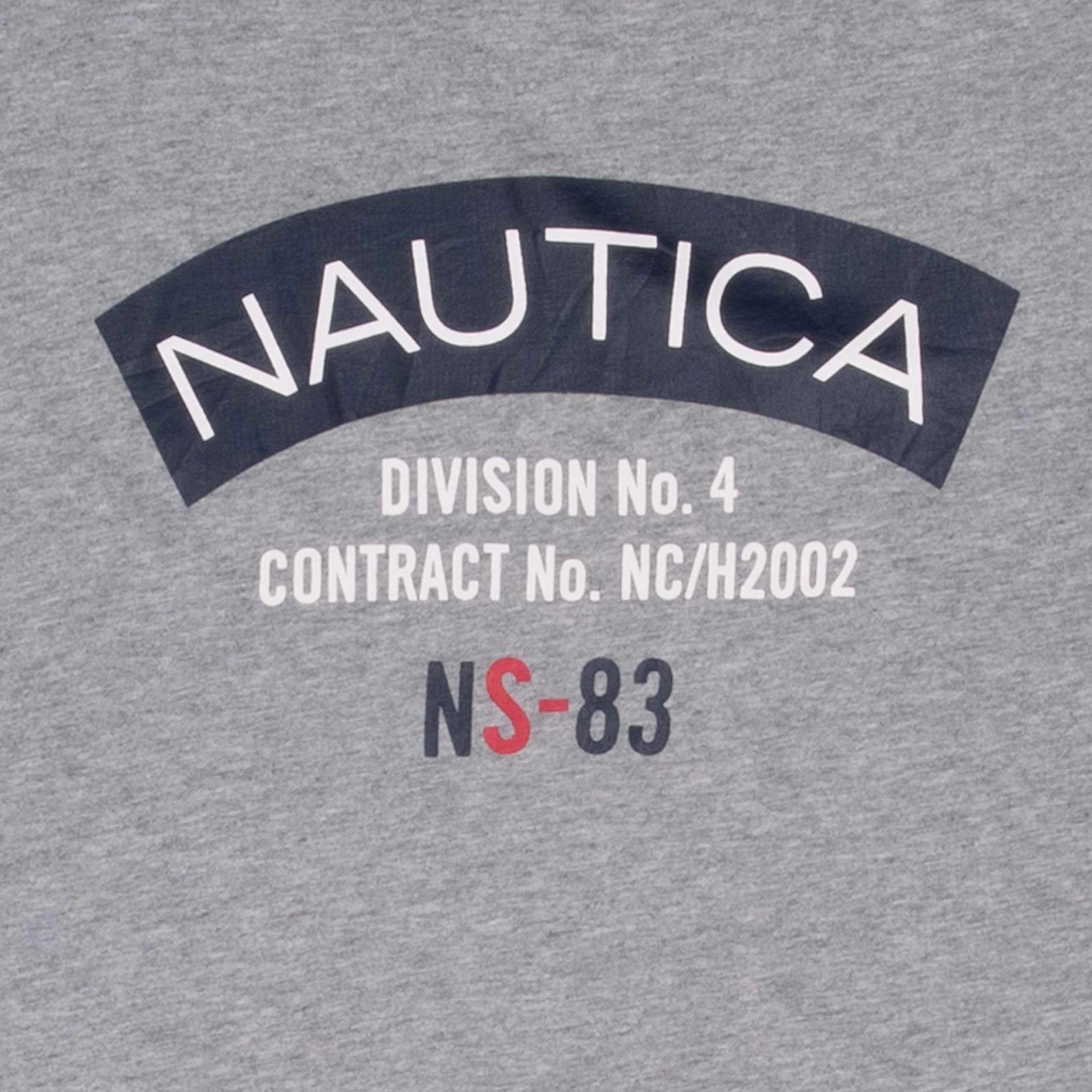 VINTAGE NAUTICA GREY TEE SHIRT 2000S XL