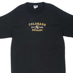 VINTAGE NCAA COLORADO GOLDEN BUFFALOES EMBROIDERED TEE SHIRT 2000S LARGE