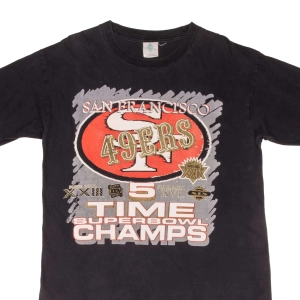 VINTAGE NFL SAN FRANCISCO 49ERS 5 TIME SUPERBOWL CHAMPS 1994 TEE SHIRT SZE LARGE