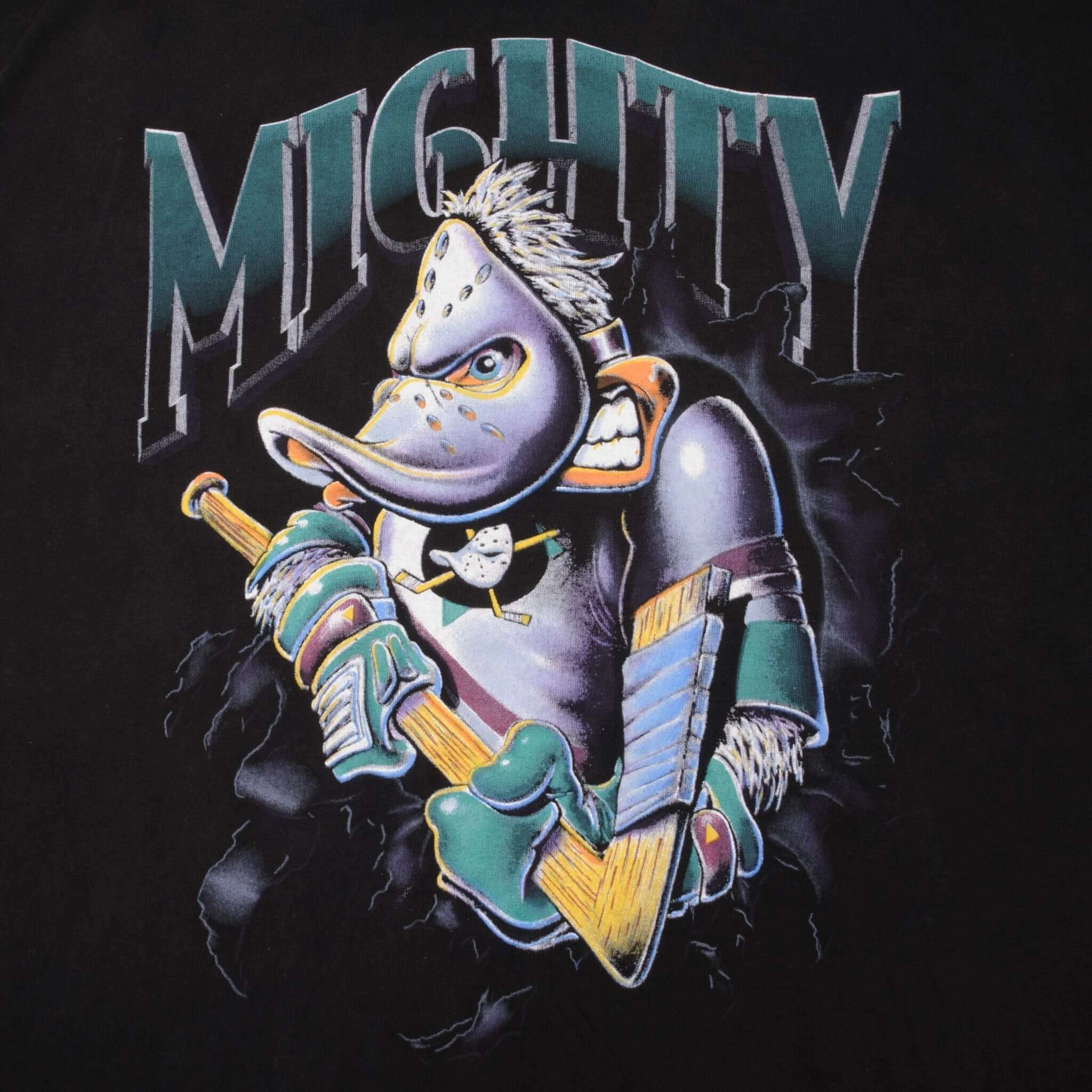 VINTAGE NHL ANAHEIM MIGHTY DUCKS 1990S TEE SHIRT SIZE XL MADE IN USA