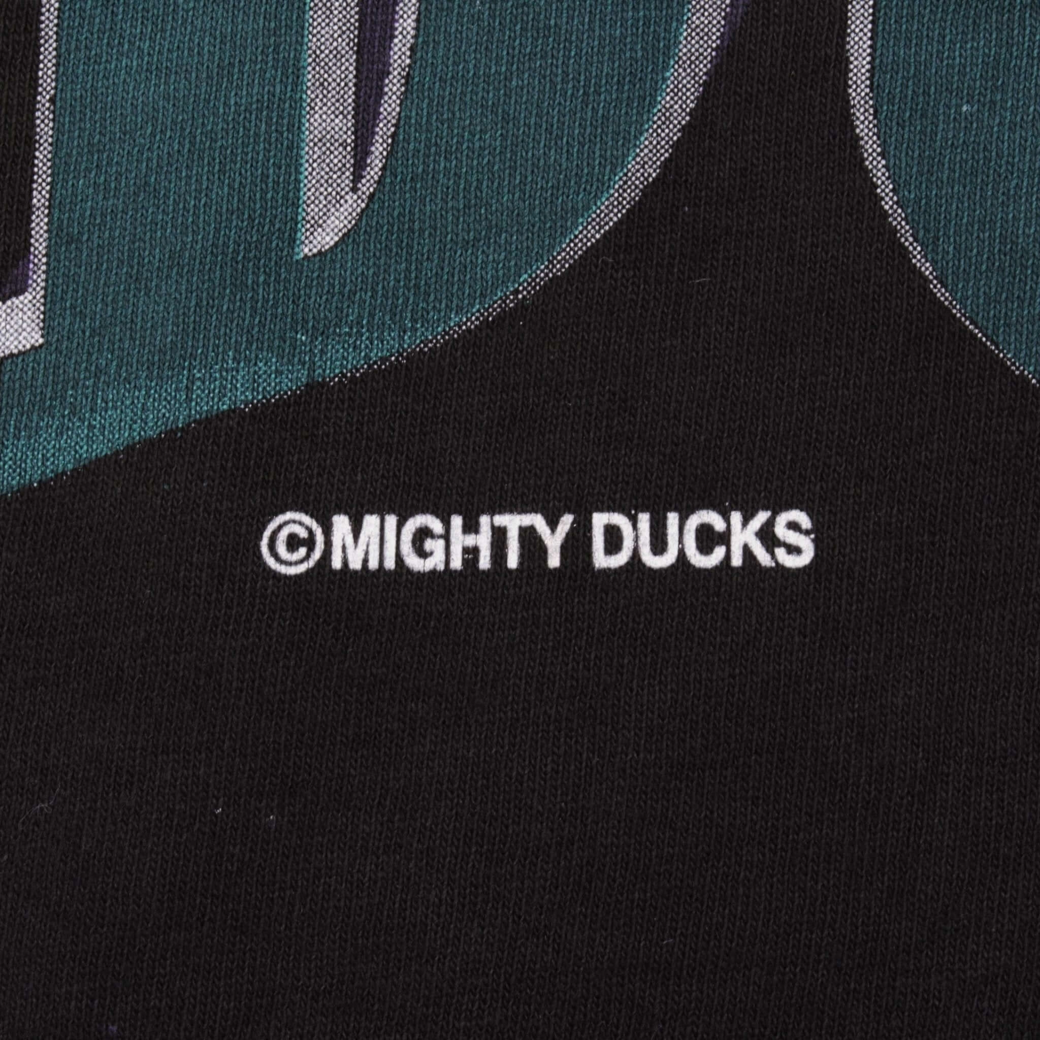 VINTAGE NHL ANAHEIM MIGHTY DUCKS 1990S TEE SHIRT SIZE XL MADE IN USA