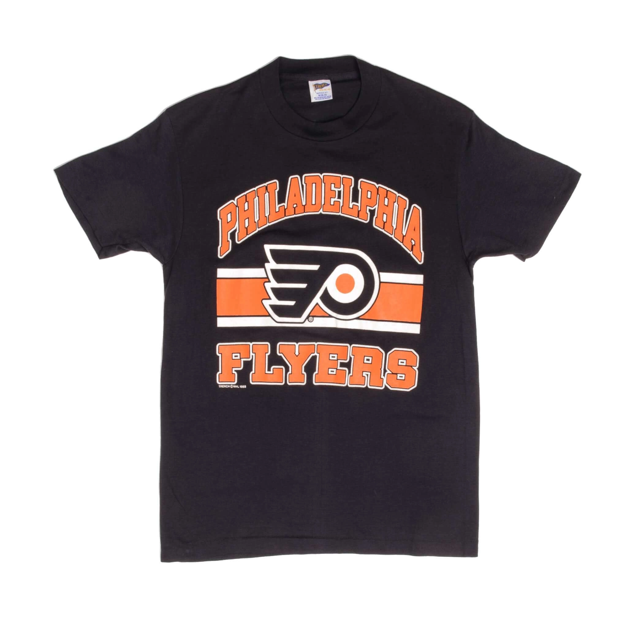 VINTAGE  NHL PHILADELPHIA FLYERS 1988 TEE SHIRT SIZE SMALL MADE IN USA