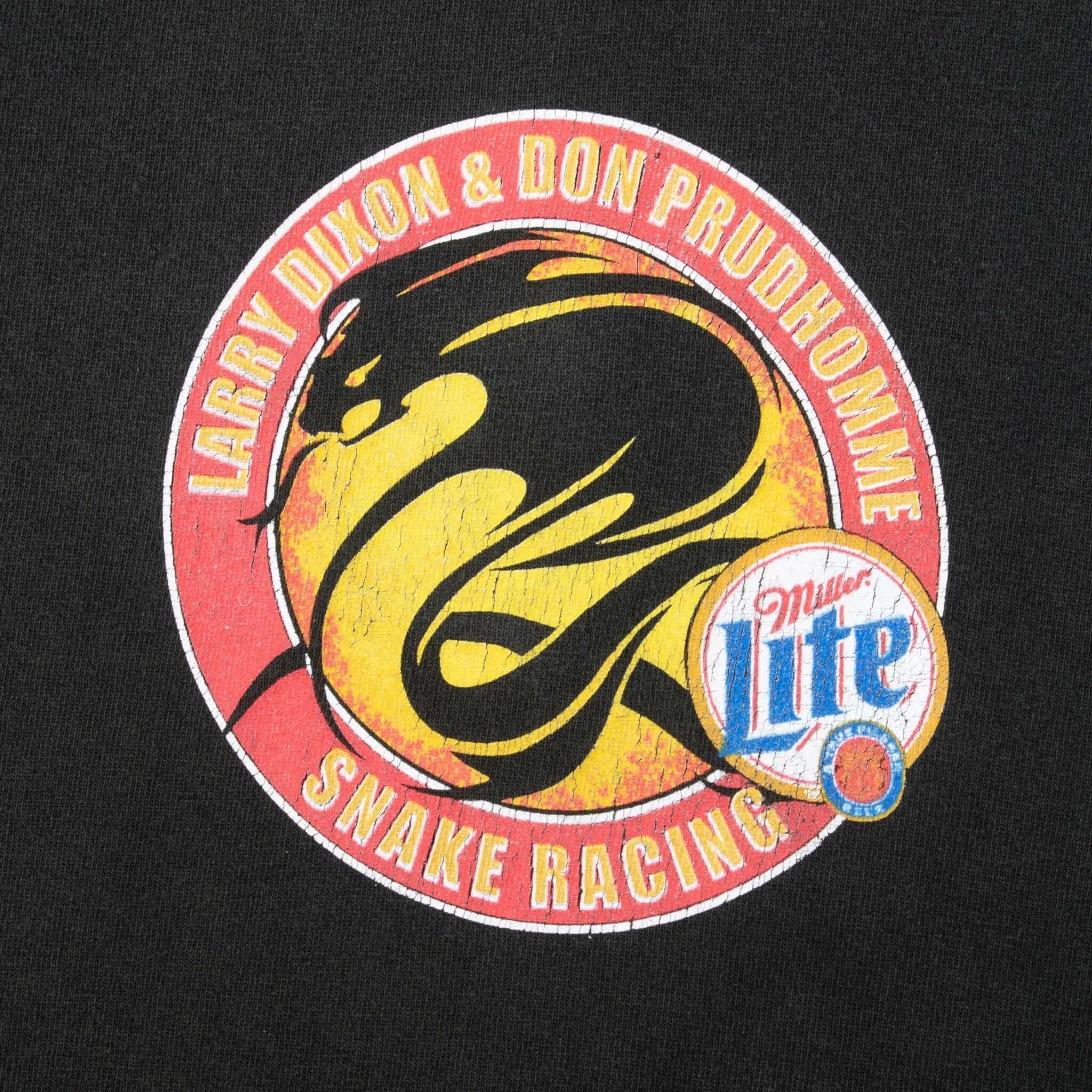 VINTAGE NHRA LARRY DIXON DON PRUDHOMME DRAG RACING 1990S TEE SHIRT MEDIUM