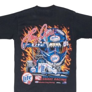 VINTAGE NHRA LARRY DIXON DON PRUDHOMME DRAG RACING 1990S TEE SHIRT MEDIUM
