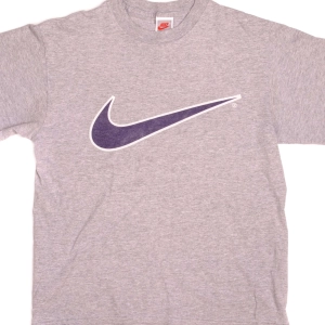 VINTAGE NIKE BIG SWOOSH TEE SHIRT 80s 90s SIZE SMALL MADE IN USA