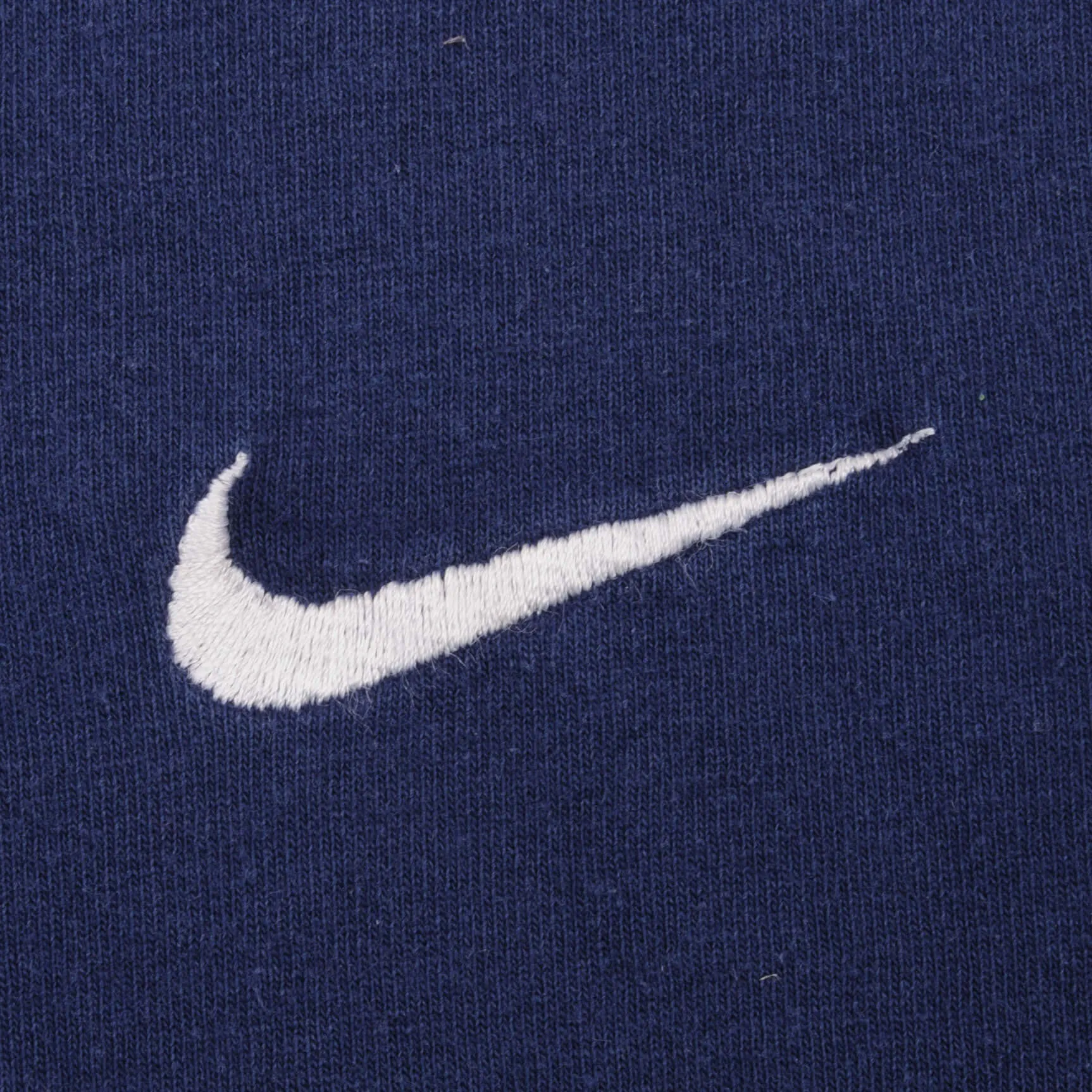 VINTAGE NIKE CLASSIC SWOOSH BLUE TEE SHIRT 1990S SIZE LARGE MADE IN USA