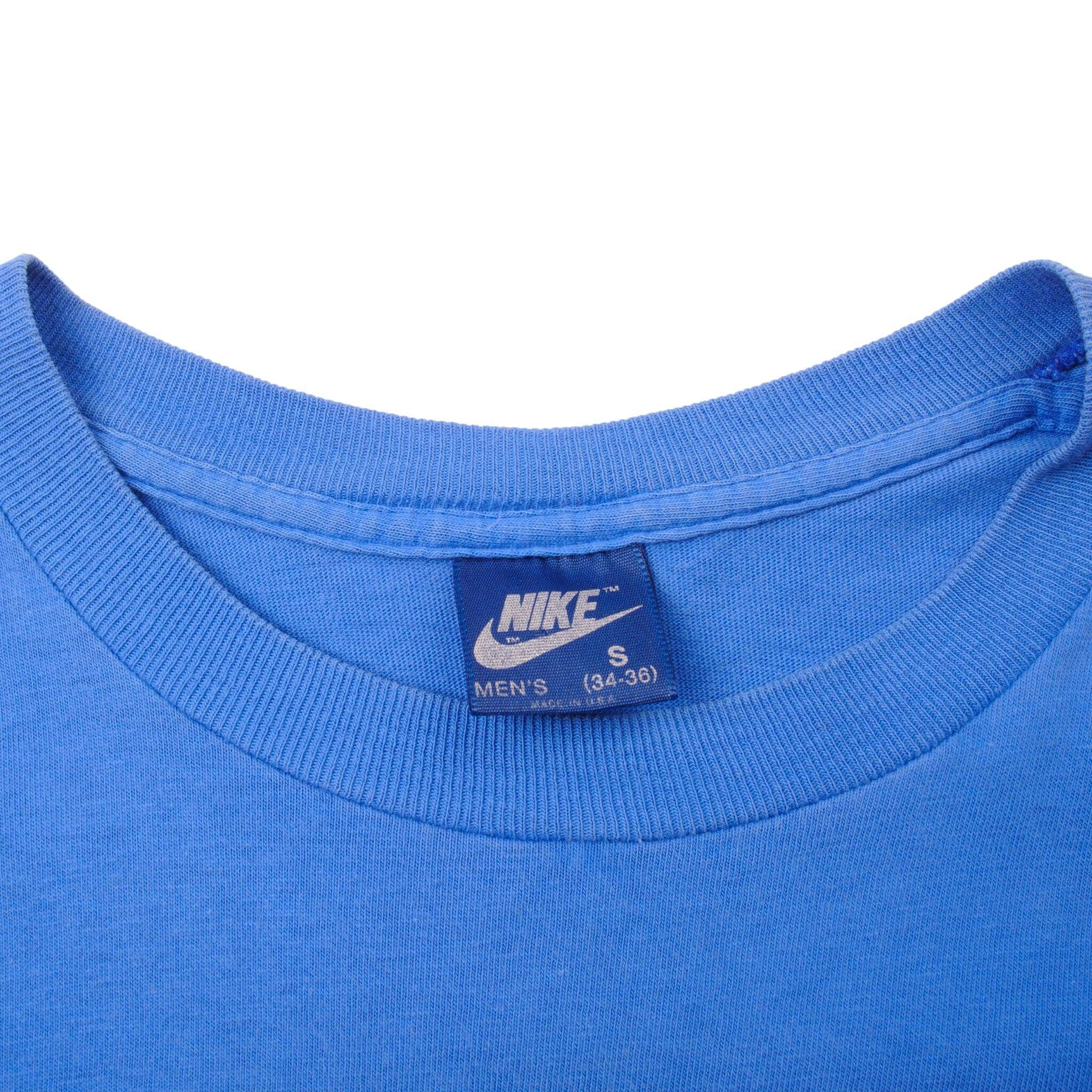 VINTAGE NIKE JUST DO IT LONG SLEEVE TEE SHIRT 1984-1987 SIZE SMALL MADE IN USA