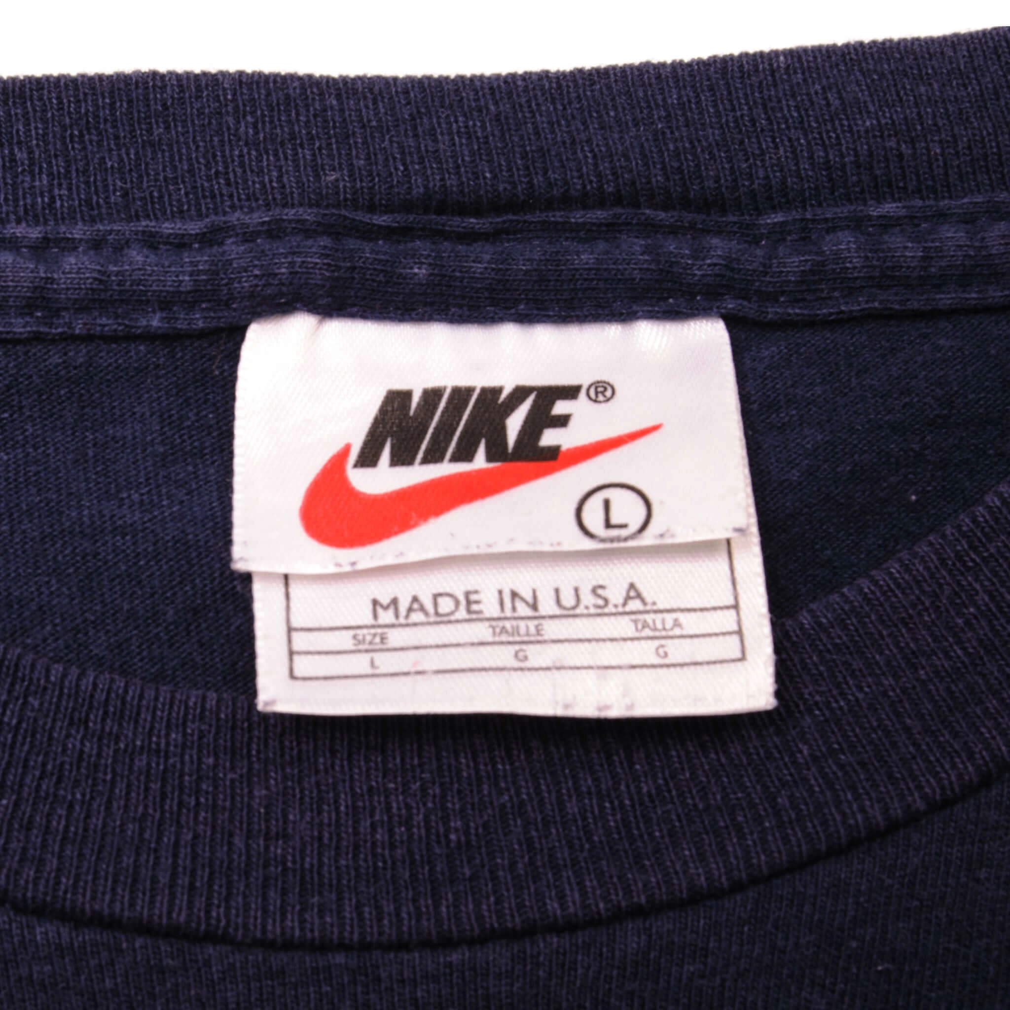 VINTAGE NIKE TENNIS TEE SHIRT LATE 1990s SIZE LARGE MADE IN USA