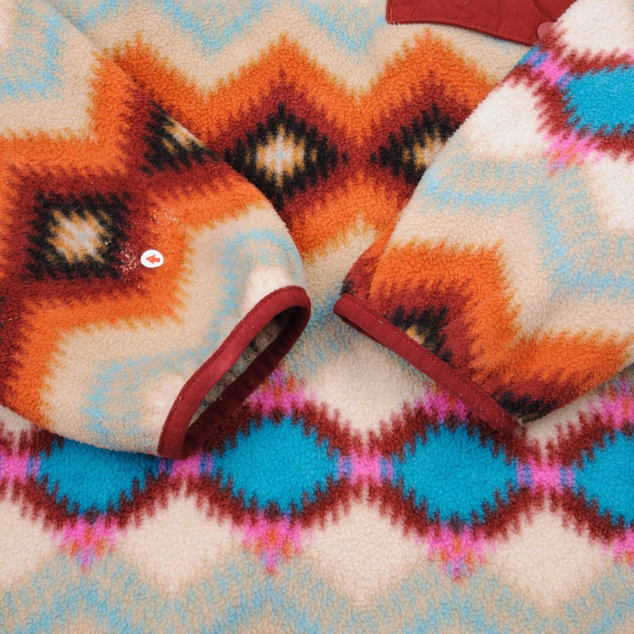 VINTAGE PATAGONIA SYNCHILLA SNAP T MONOGRAM FLEECE PULLOVER LARGE