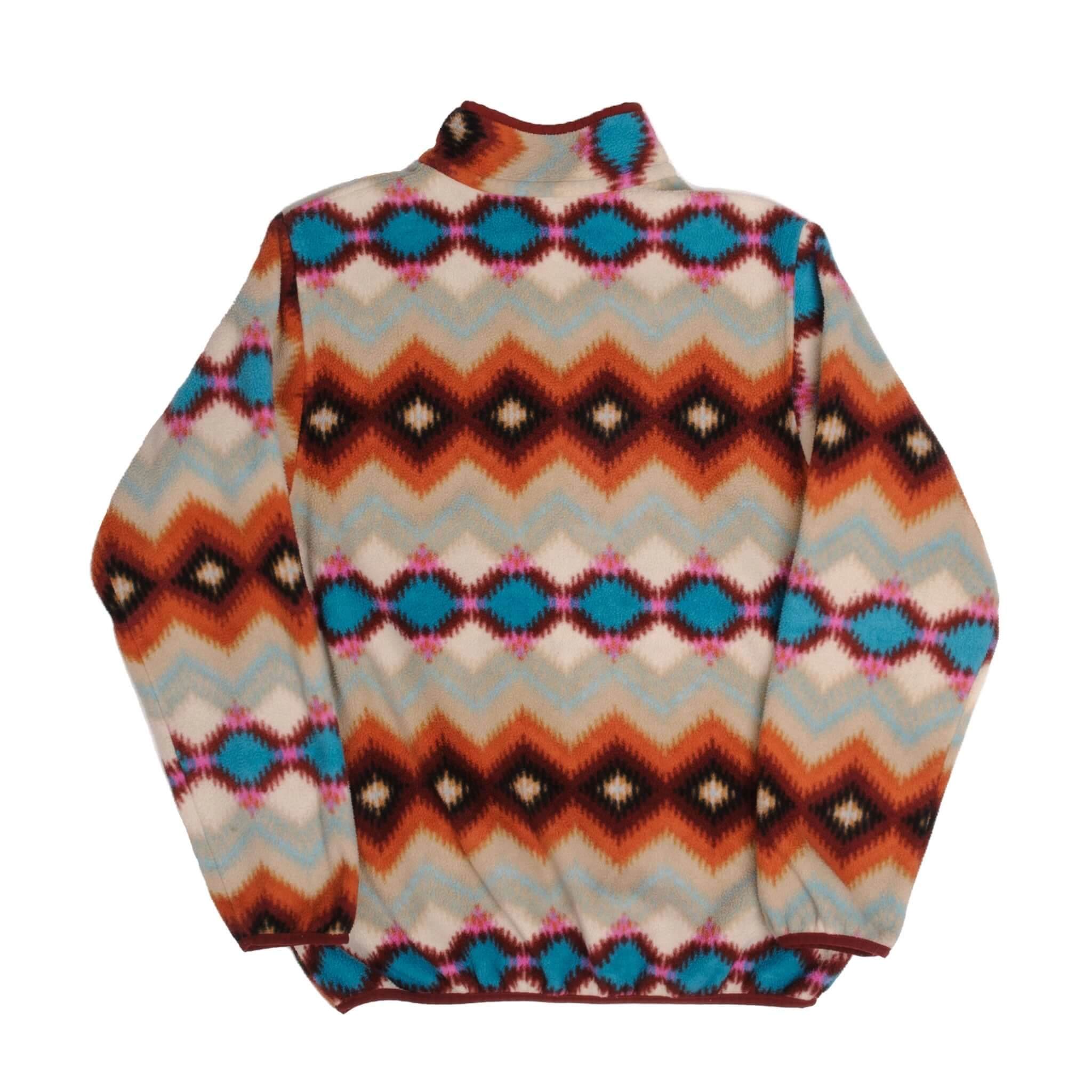 VINTAGE PATAGONIA SYNCHILLA SNAP T MONOGRAM FLEECE PULLOVER LARGE