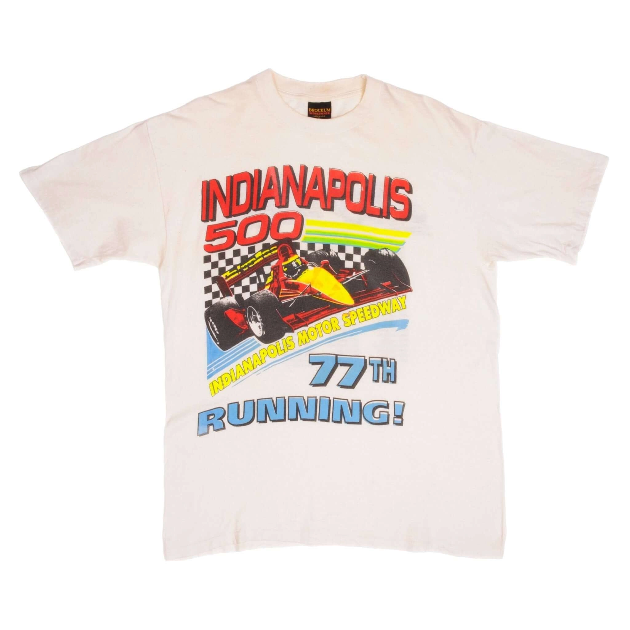 VINTAGE RACING INDY CAR INDIANAPOLIS 500 1992 TEE SHIRT SIZE XL MADE IN USA
