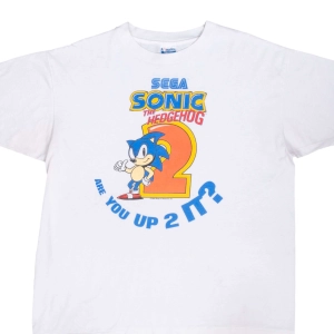 VINTAGE SEGA SONIC THE HEDGEHOG SEGA 1992 TEE SHIRT XL MADE IN USA