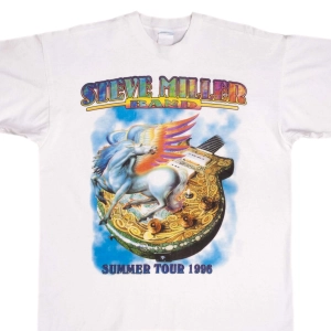VINTAGE STEVE MILLER BAND SUMMER TOUR 1996 TEE SHIRT SIZE LARGE