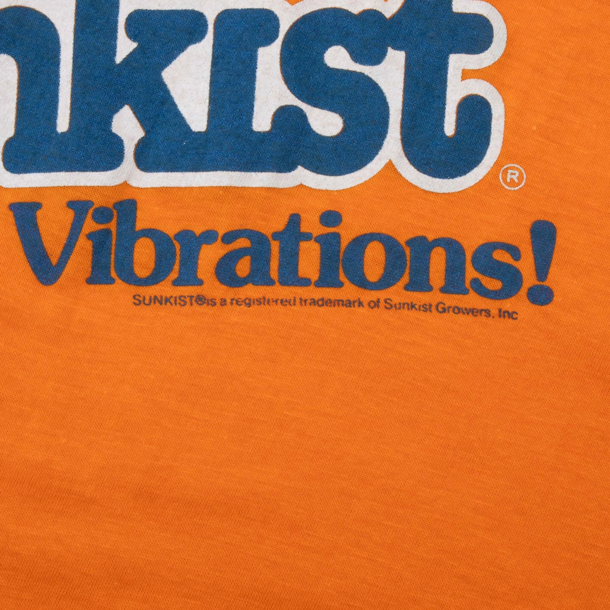 VINTAGE SUNKIST ORANGE SODA 1980S TEE SHIRT MEDIUM DEADSTOCK