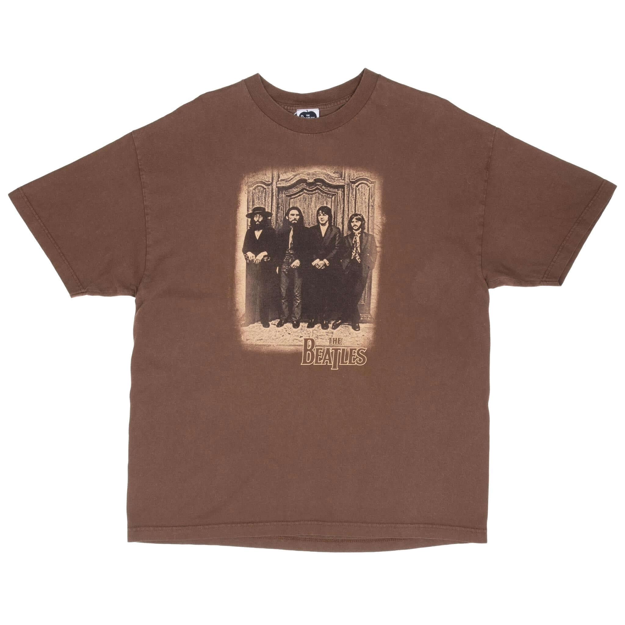 VINTAGE THE BEATLES 2006 BROWN TEE SHIRT XL
