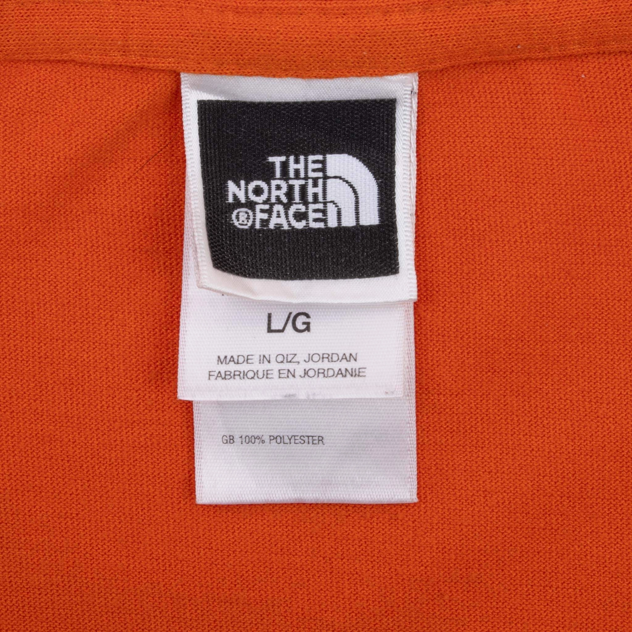 VINTAGE THE NORTH FACE ORANGE TEE SHIRT 2000S LARGE