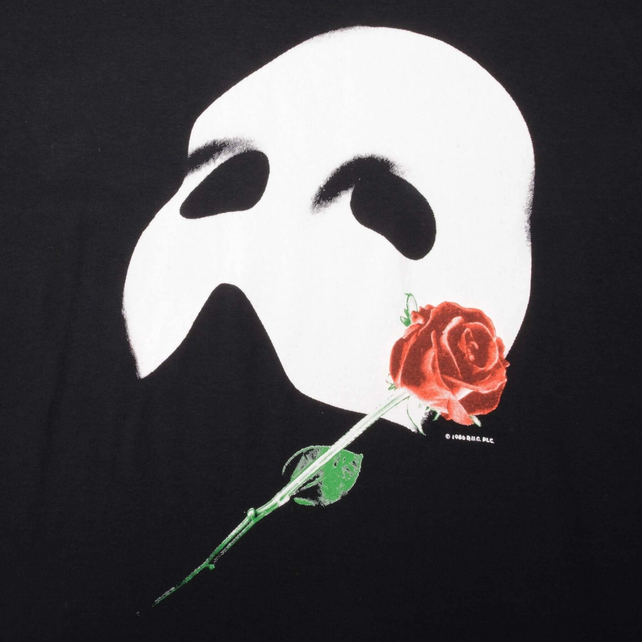 VINTAGE THE PHANTOM OF THE OPERA TEE SHIRT 1986 SIZE XL MADE IN USA