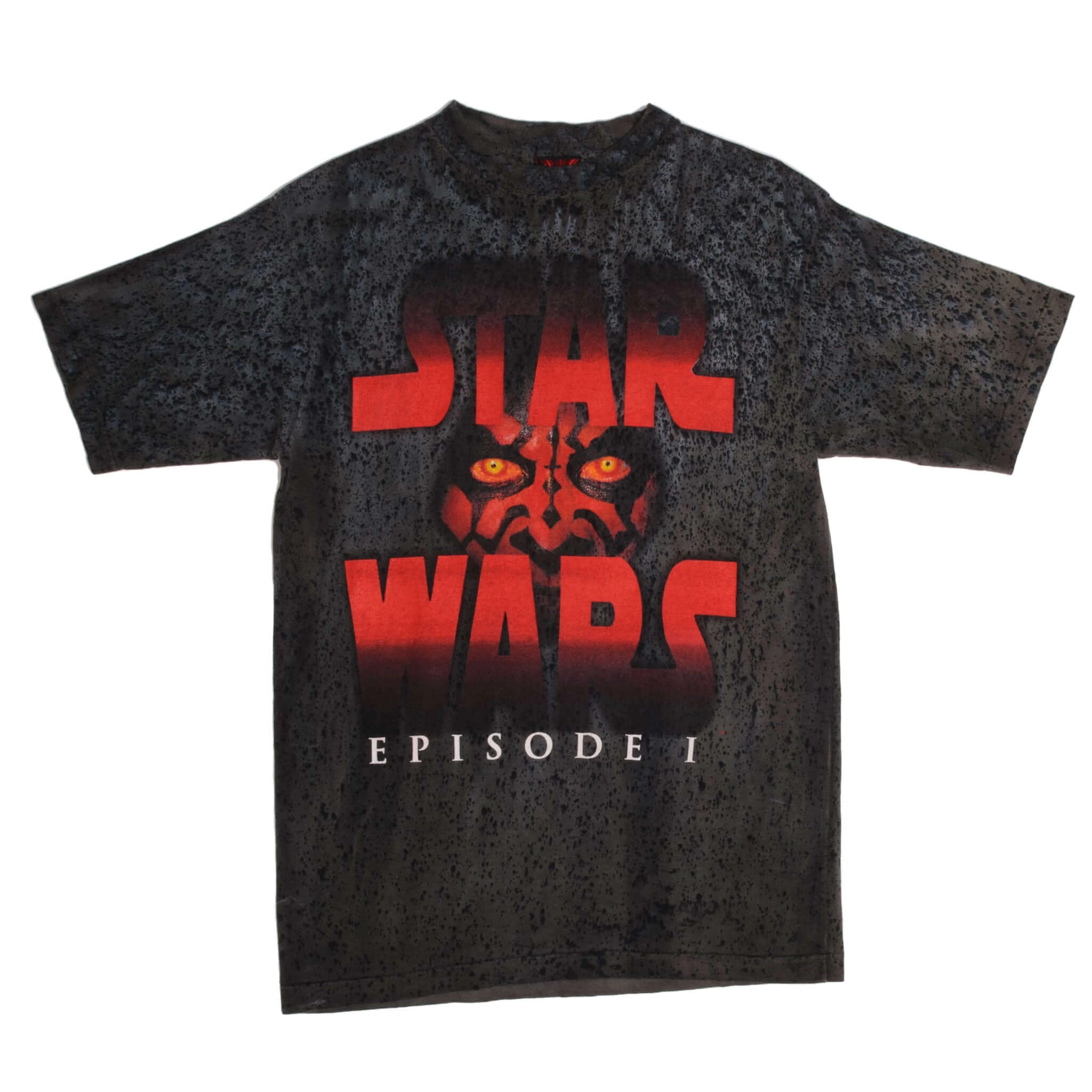 VINTAGE TIE DYE STAR WARS EPISODE 1 DARK MAUL TEE SHIRT 2000S LARGE