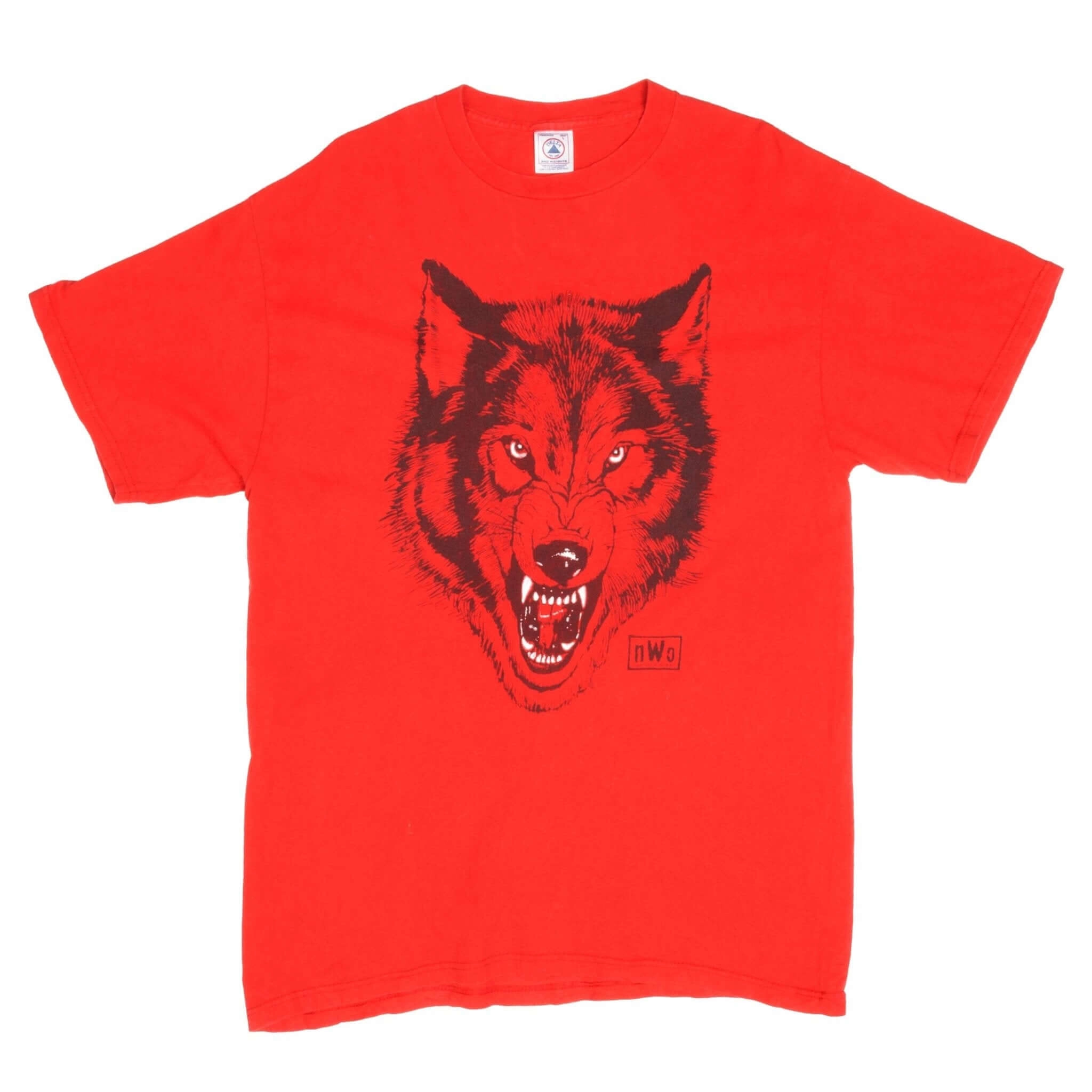 VINTAGE WCW NWO WOLF WRESTLING TEE SHIRT 1990S SIZE LARGE