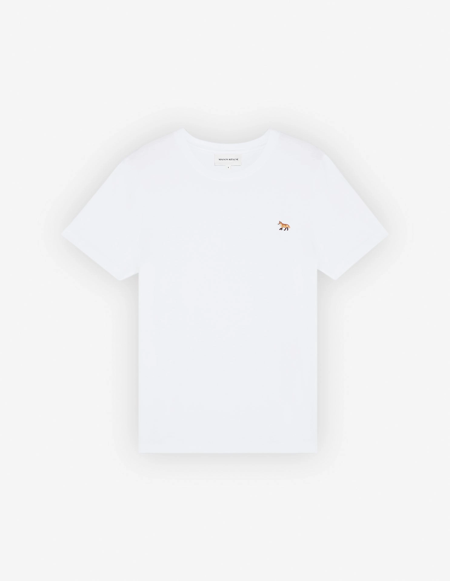 Women's Baby Fox Patch Regular Tee Shirt White